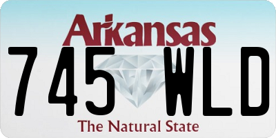 AR license plate 745WLD