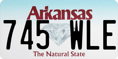 AR license plate 745WLE
