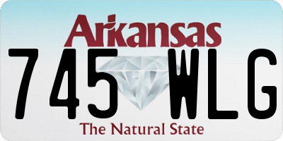 AR license plate 745WLG
