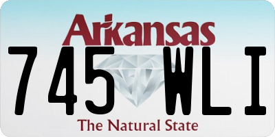 AR license plate 745WLI