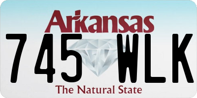 AR license plate 745WLK