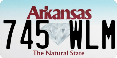 AR license plate 745WLM