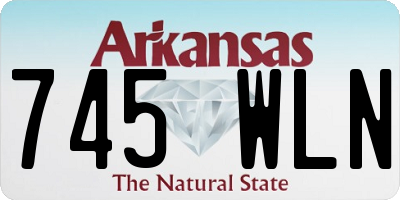 AR license plate 745WLN