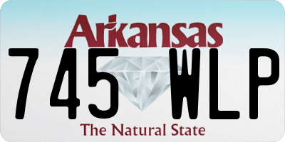 AR license plate 745WLP