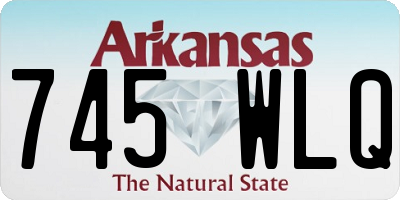 AR license plate 745WLQ