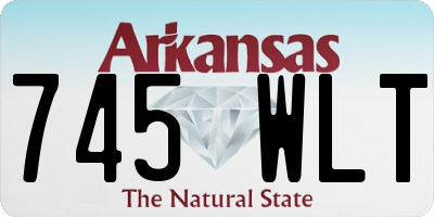 AR license plate 745WLT