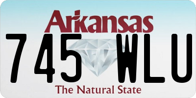 AR license plate 745WLU