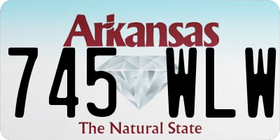 AR license plate 745WLW