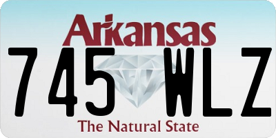 AR license plate 745WLZ
