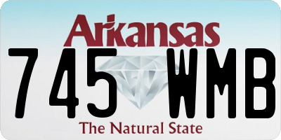 AR license plate 745WMB
