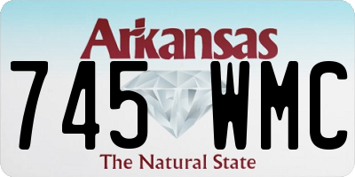 AR license plate 745WMC
