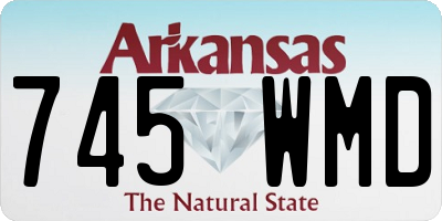 AR license plate 745WMD