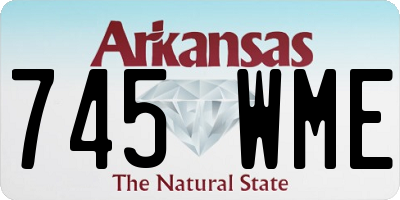 AR license plate 745WME