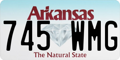 AR license plate 745WMG
