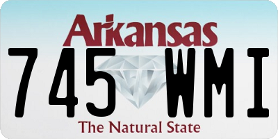 AR license plate 745WMI