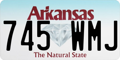 AR license plate 745WMJ