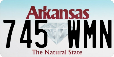 AR license plate 745WMN