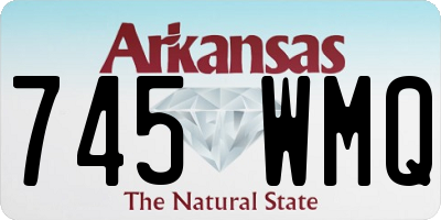 AR license plate 745WMQ