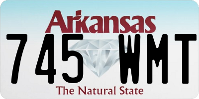 AR license plate 745WMT