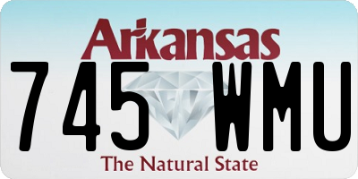 AR license plate 745WMU