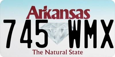 AR license plate 745WMX