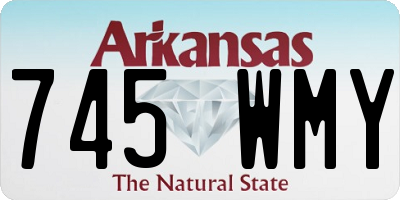 AR license plate 745WMY