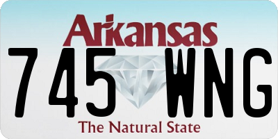 AR license plate 745WNG
