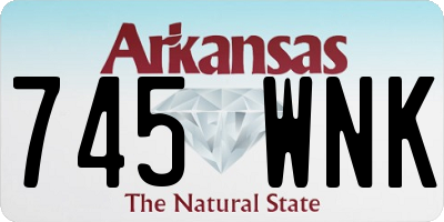 AR license plate 745WNK