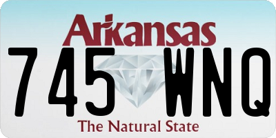 AR license plate 745WNQ