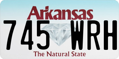 AR license plate 745WRH