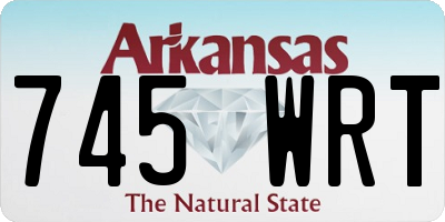 AR license plate 745WRT