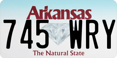AR license plate 745WRY