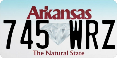 AR license plate 745WRZ