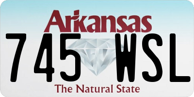 AR license plate 745WSL