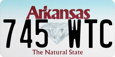 AR license plate 745WTC