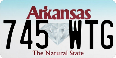 AR license plate 745WTG