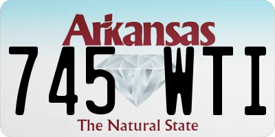 AR license plate 745WTI