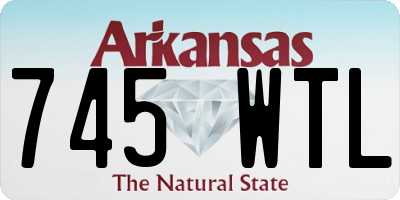 AR license plate 745WTL