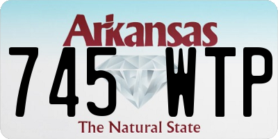 AR license plate 745WTP