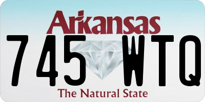 AR license plate 745WTQ