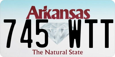 AR license plate 745WTT