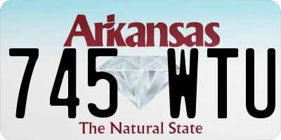 AR license plate 745WTU
