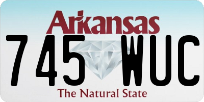 AR license plate 745WUC