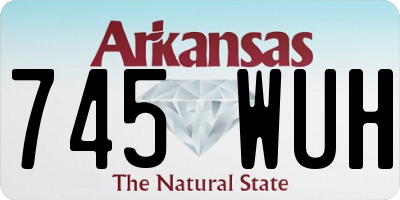 AR license plate 745WUH