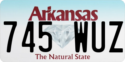 AR license plate 745WUZ