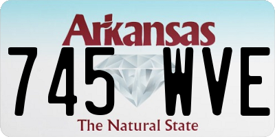 AR license plate 745WVE