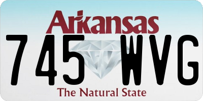 AR license plate 745WVG