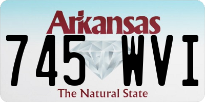 AR license plate 745WVI