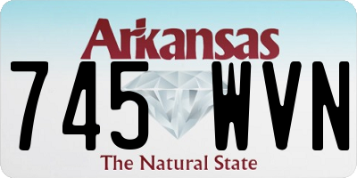 AR license plate 745WVN