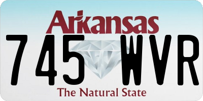 AR license plate 745WVR
